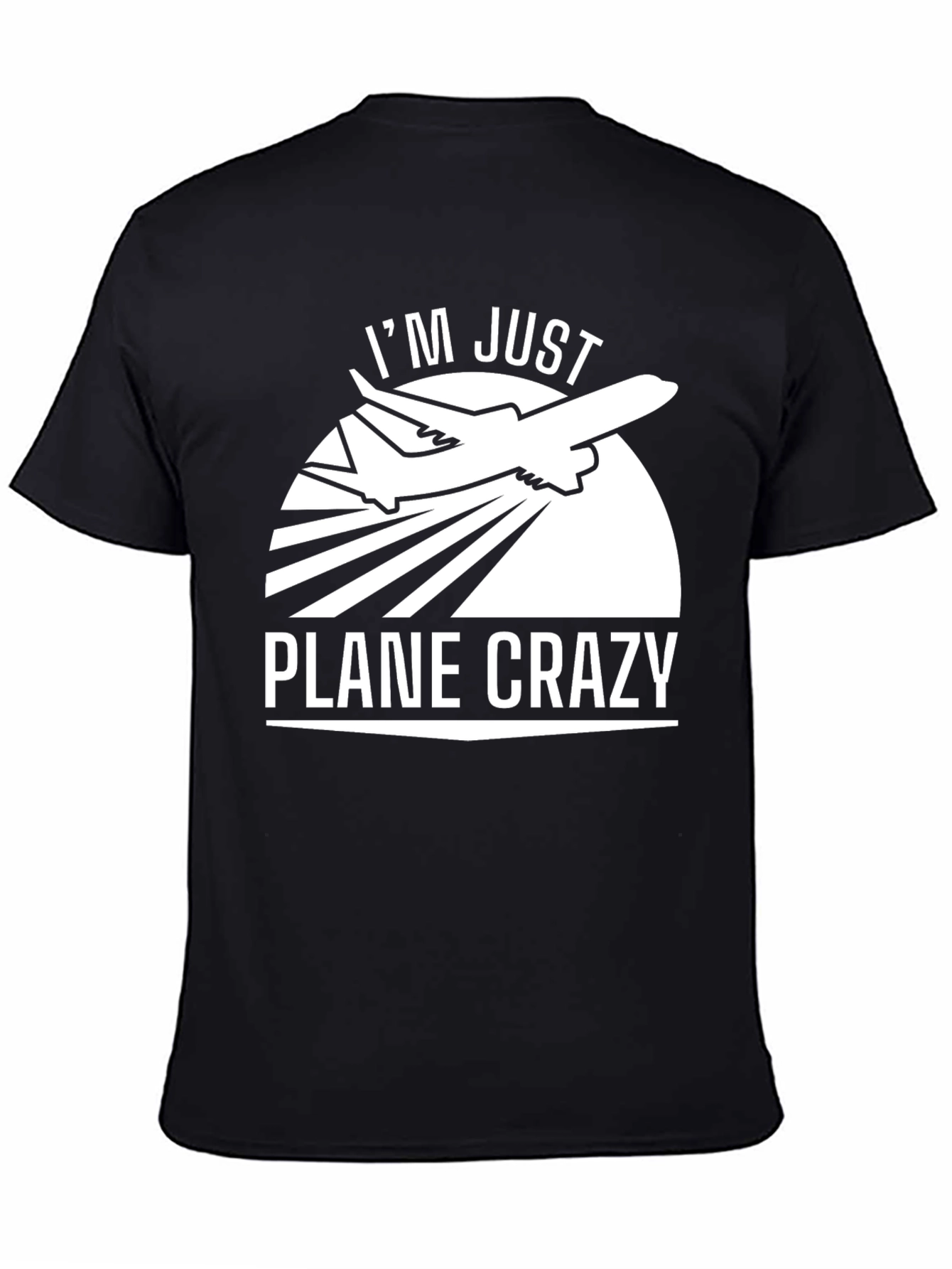Plane Crazy Graphic Tee - Aviation Lover T-Shirt