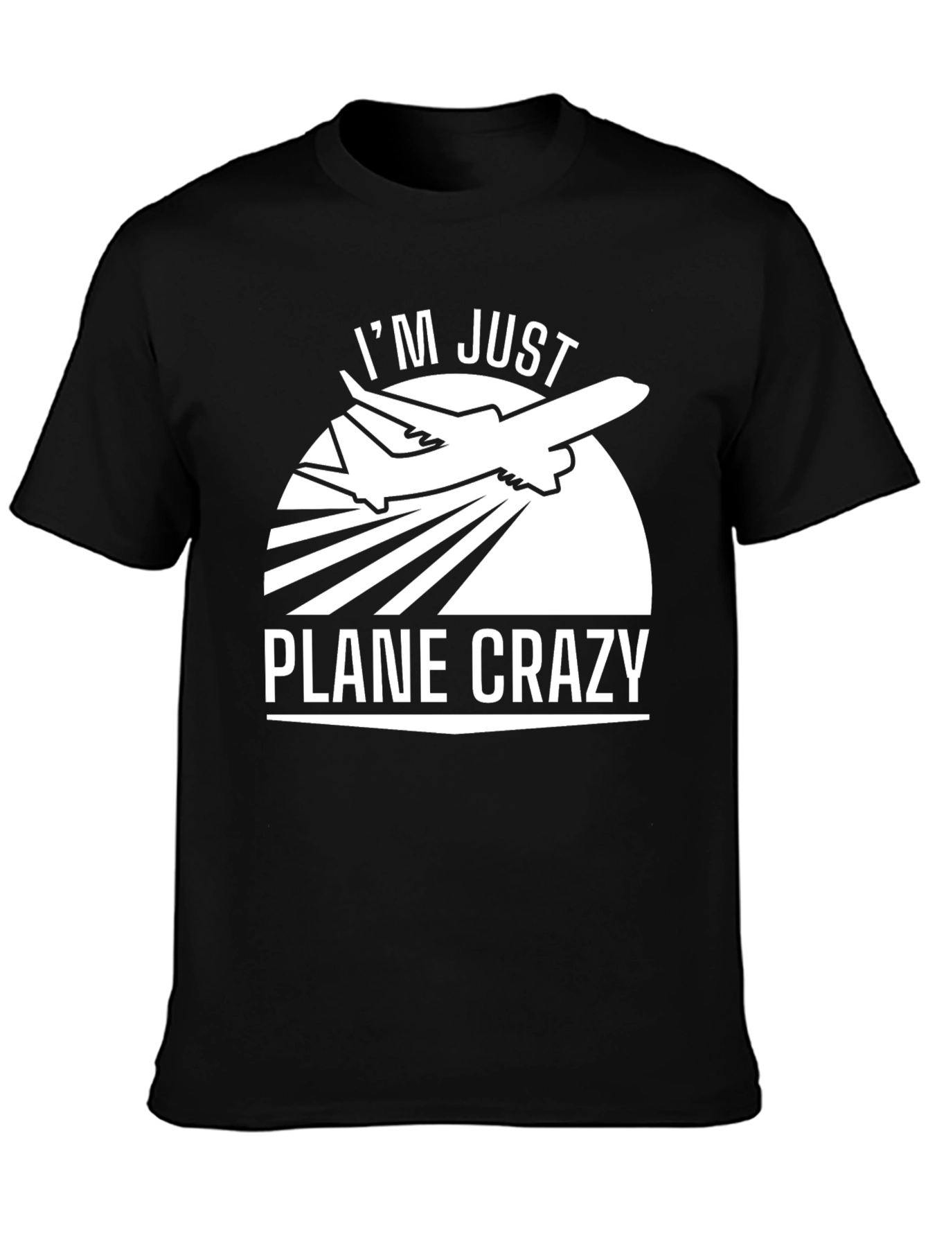Plane Crazy Graphic Tee - Aviation Lover T-Shirt