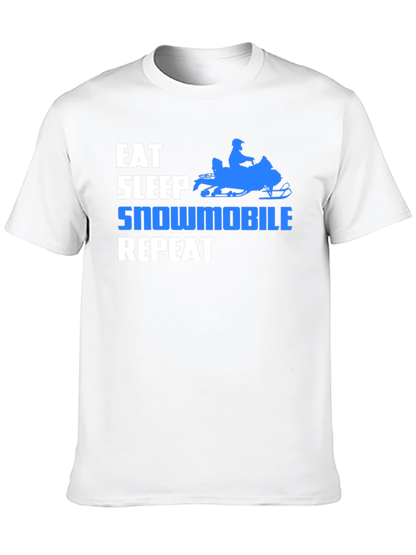 Eat Sleep Snowmobile Repeat T-Shirt