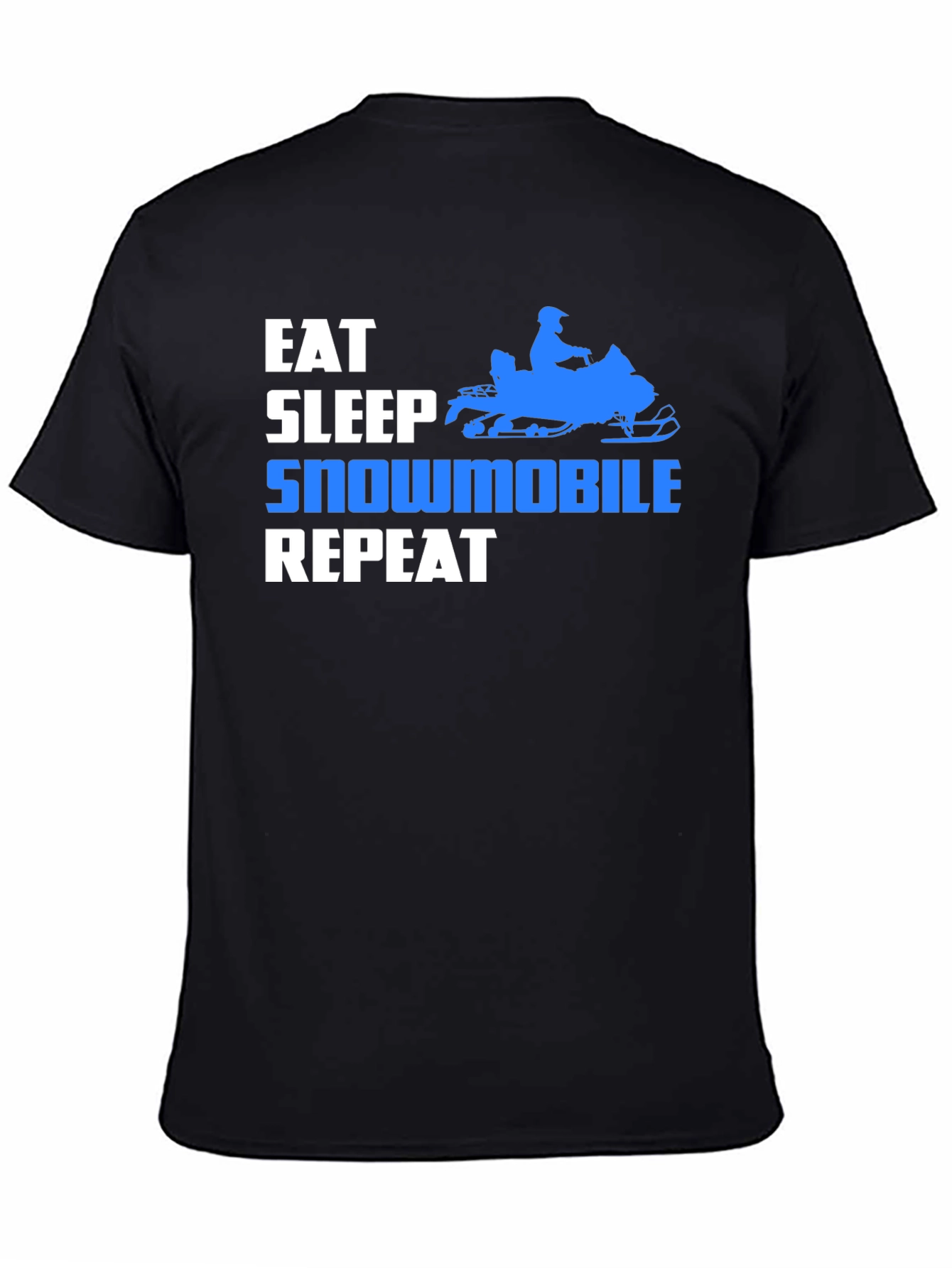 Eat Sleep Snowmobile Repeat T-Shirt