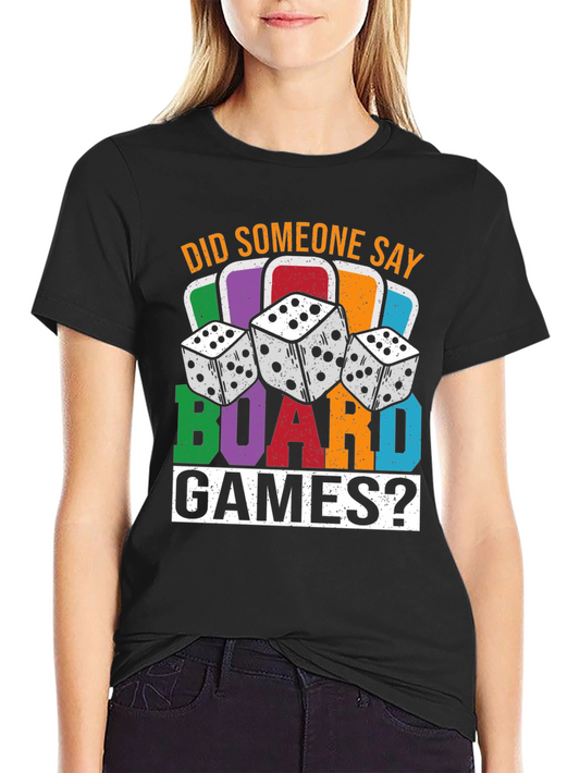 Board Games Dice Graphic Tee