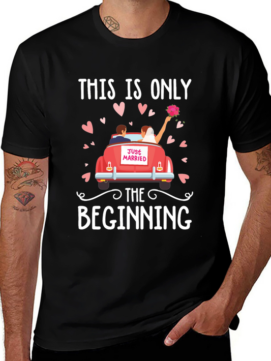 Just Married T-Shirt - Wedding Gift