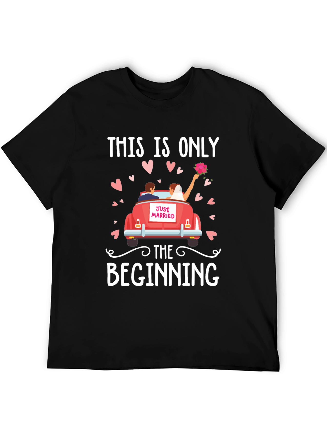 Just Married T-Shirt - Wedding Gift