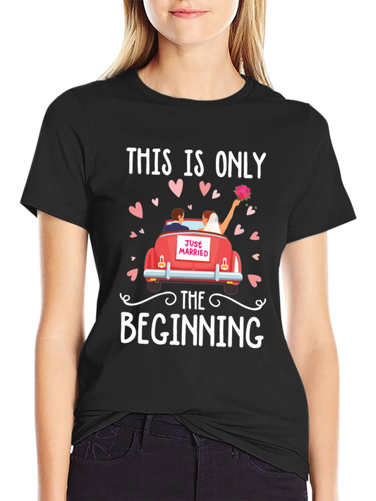 Just Married T-Shirt - Wedding Gift