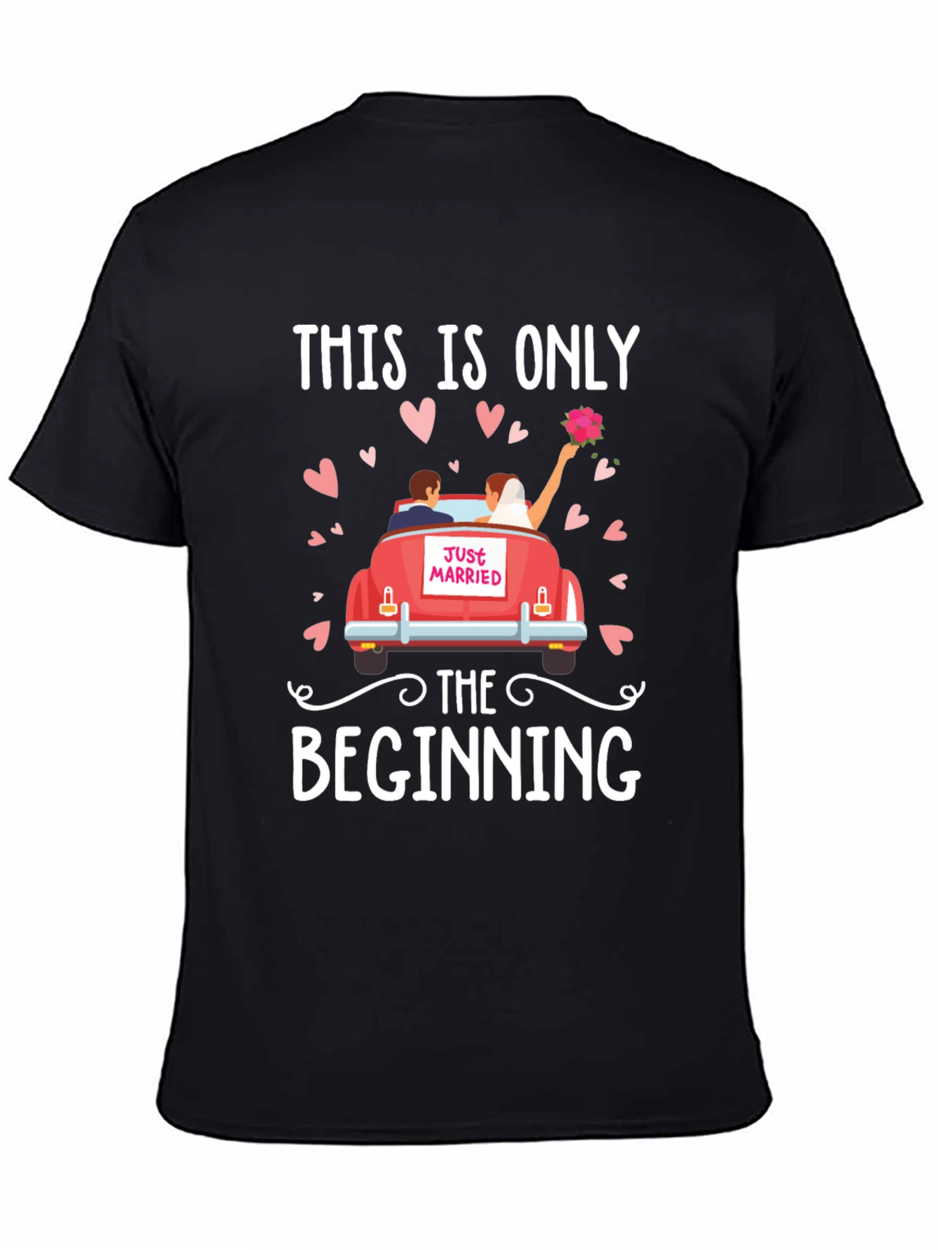 Just Married T-Shirt - Wedding Gift