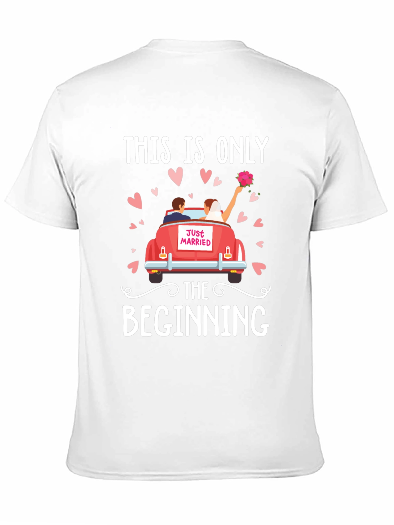 Just Married T-Shirt - Wedding Gift