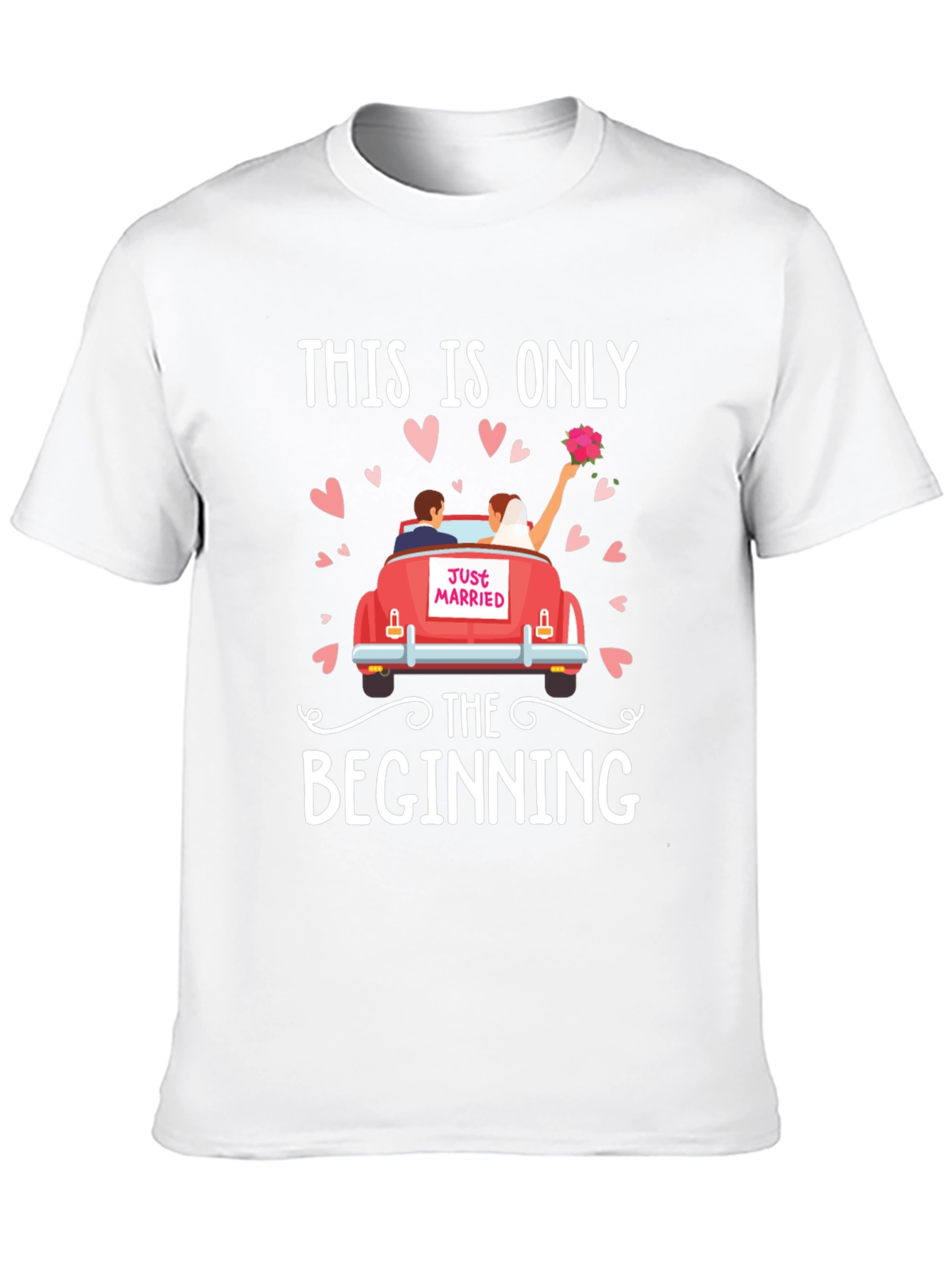 Just Married T-Shirt - Wedding Gift