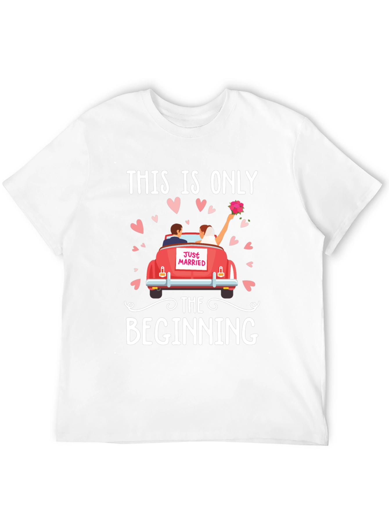 Just Married T-Shirt - Wedding Gift