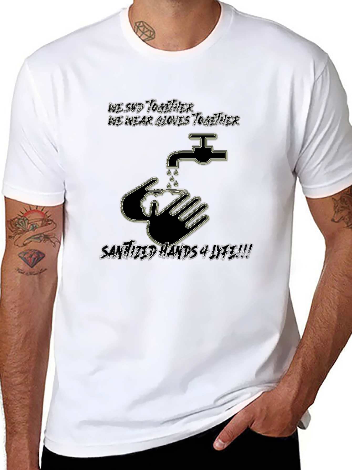 Wash Your Hands Graphic T-Shirt