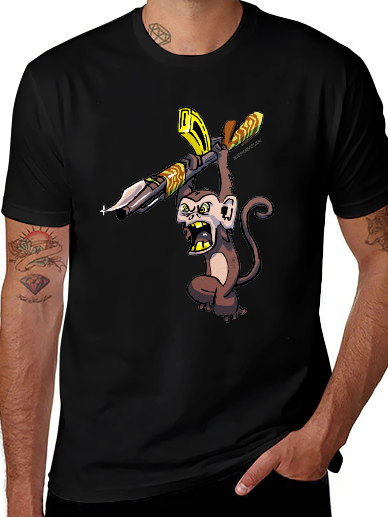 Monkey AK-47 Graphic T-Shirt