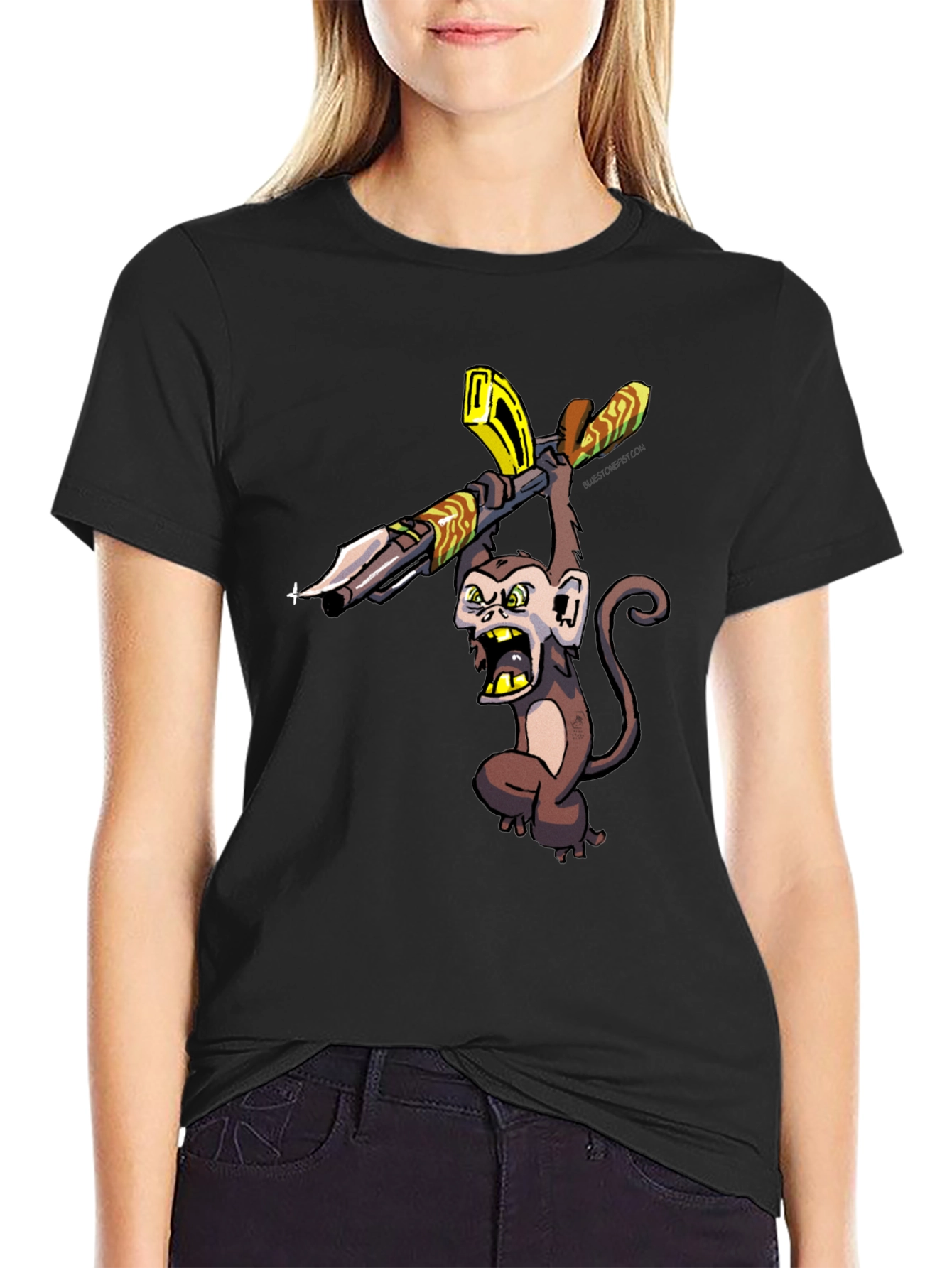 Monkey AK-47 Graphic T-Shirt