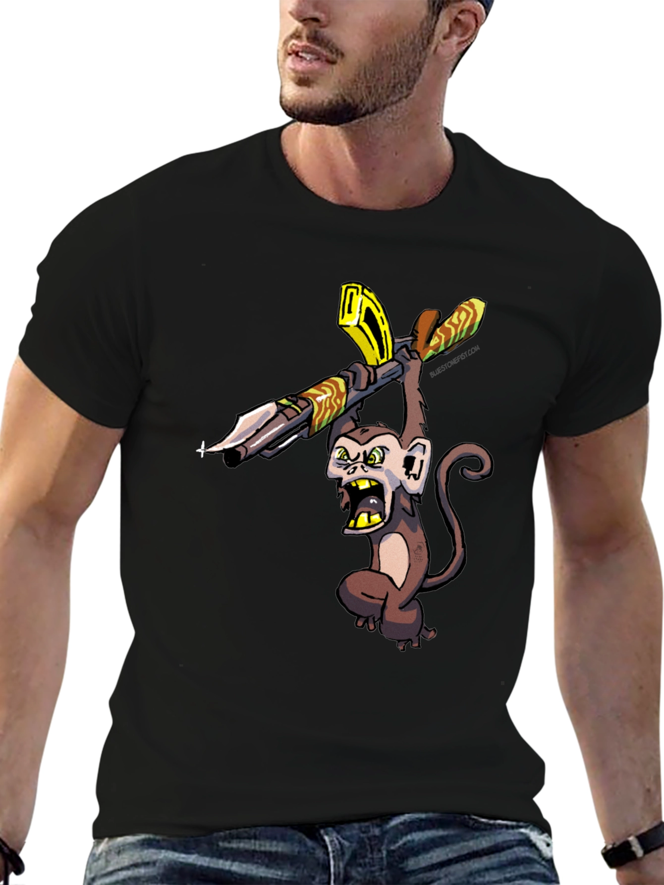 Monkey AK-47 Graphic T-Shirt