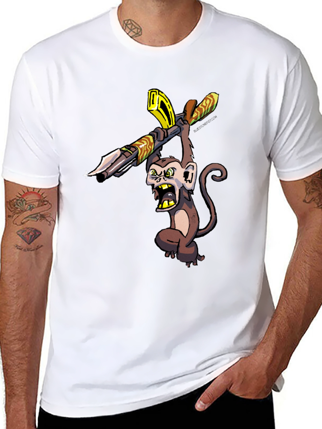 Monkey AK-47 Graphic T-Shirt