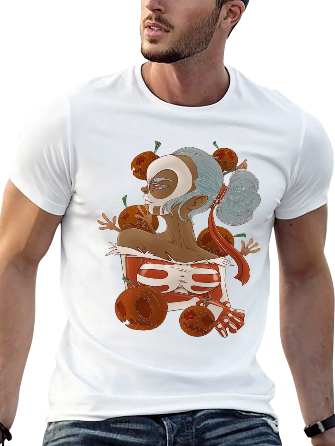Halloween Skeleton Girl T-Shirt