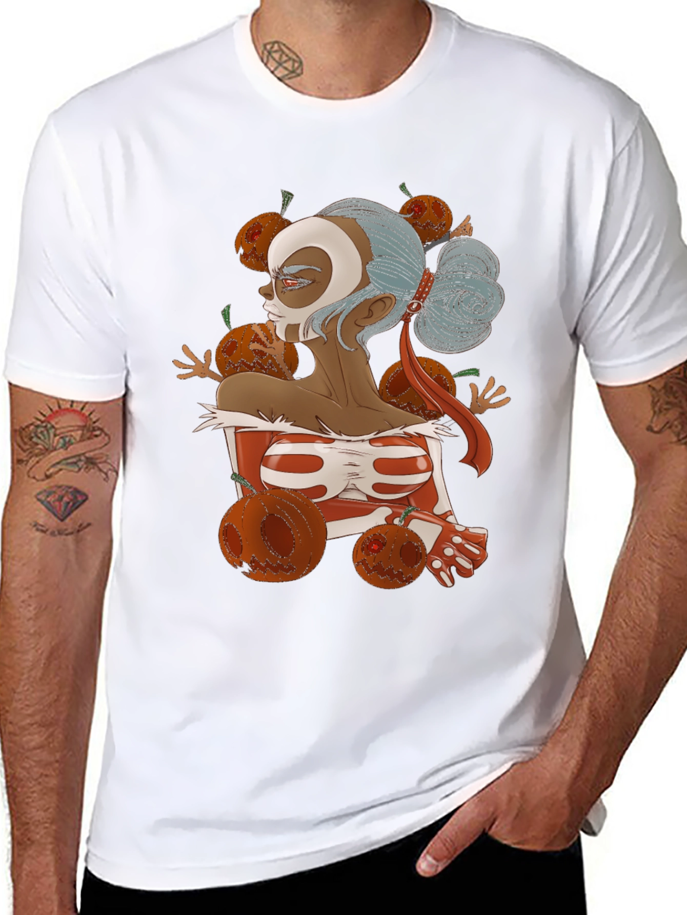 Halloween Skeleton Girl T-Shirt