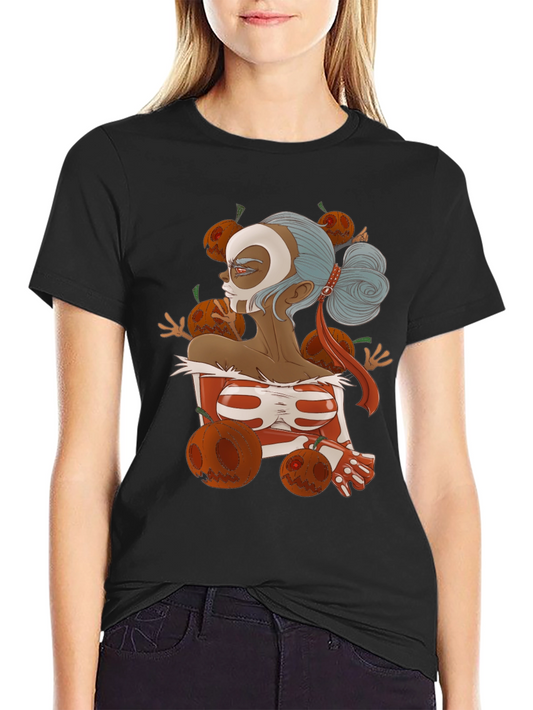 Halloween Skeleton Girl T-Shirt