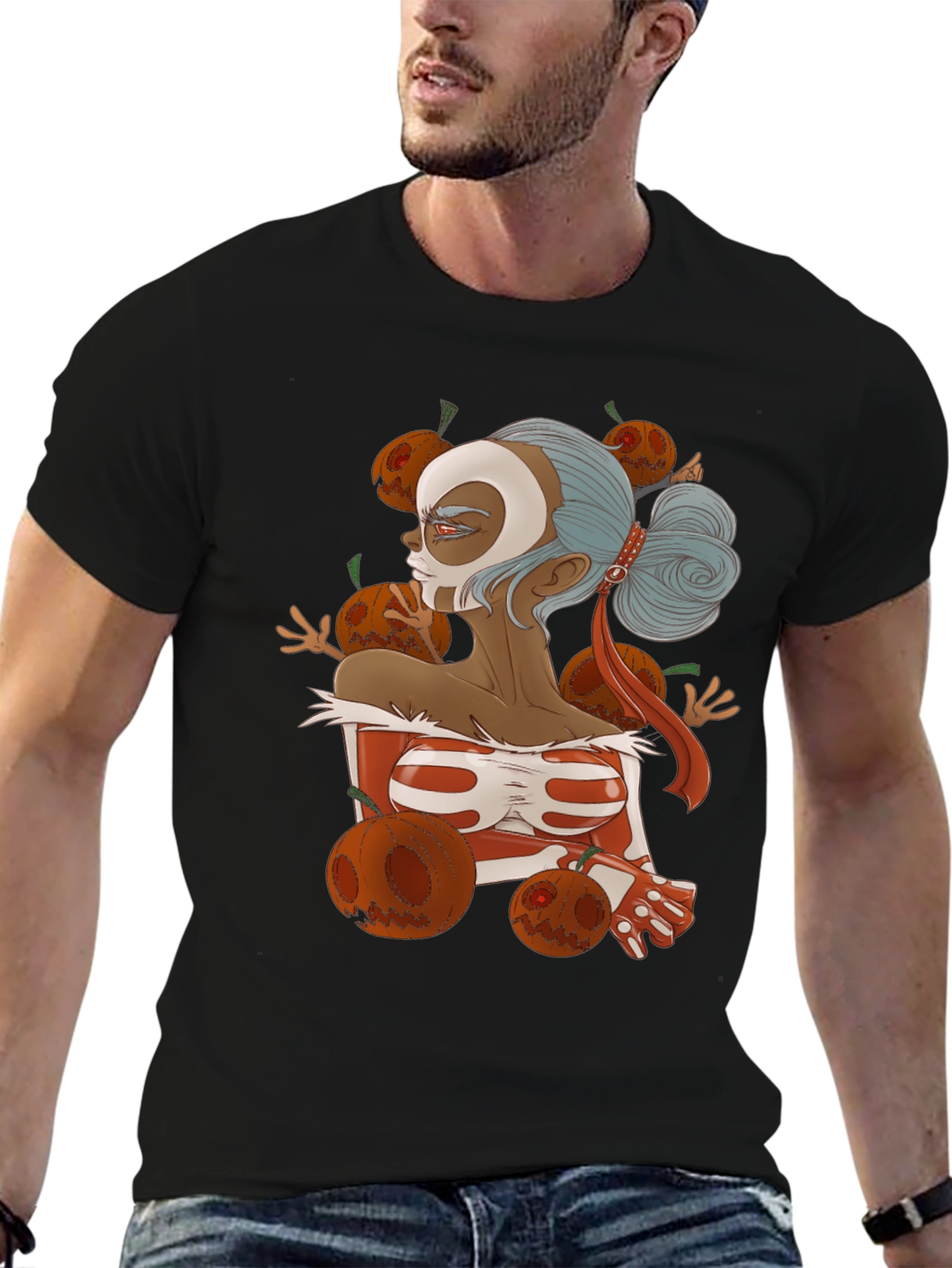 Halloween Skeleton Girl T-Shirt
