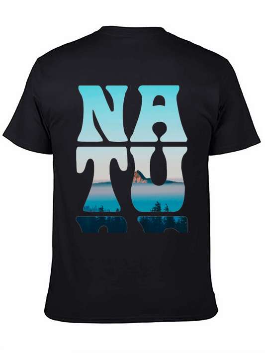Nature Graphic T-Shirt - Mens Black Tee