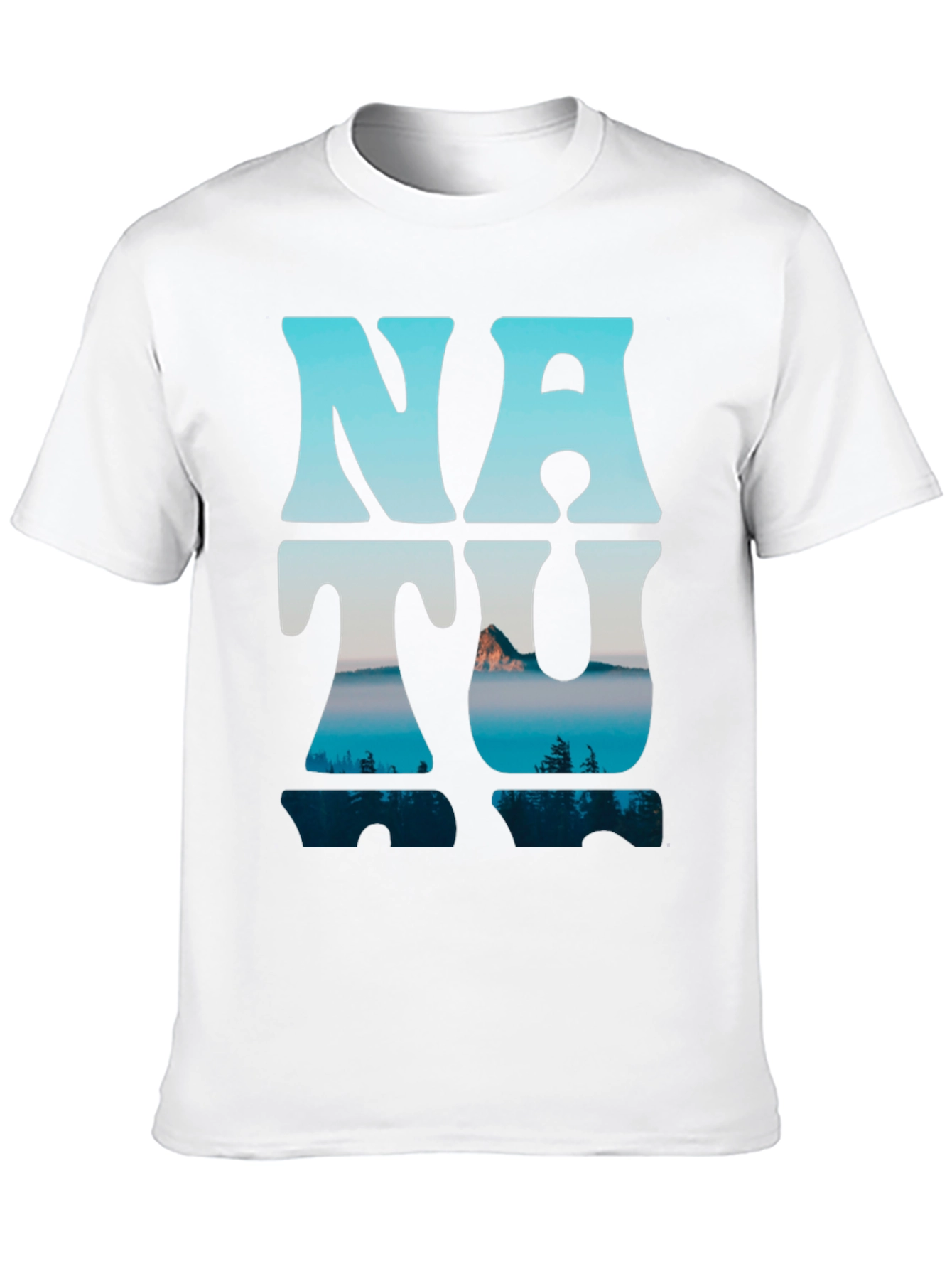 Nature Graphic T-Shirt - Mens Black Tee