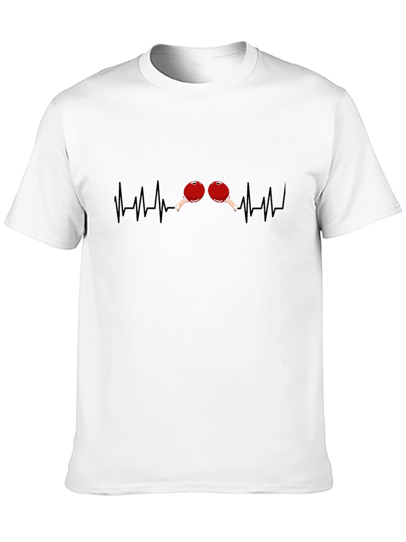 Ping Pong Heartbeat Graphic T-Shirt