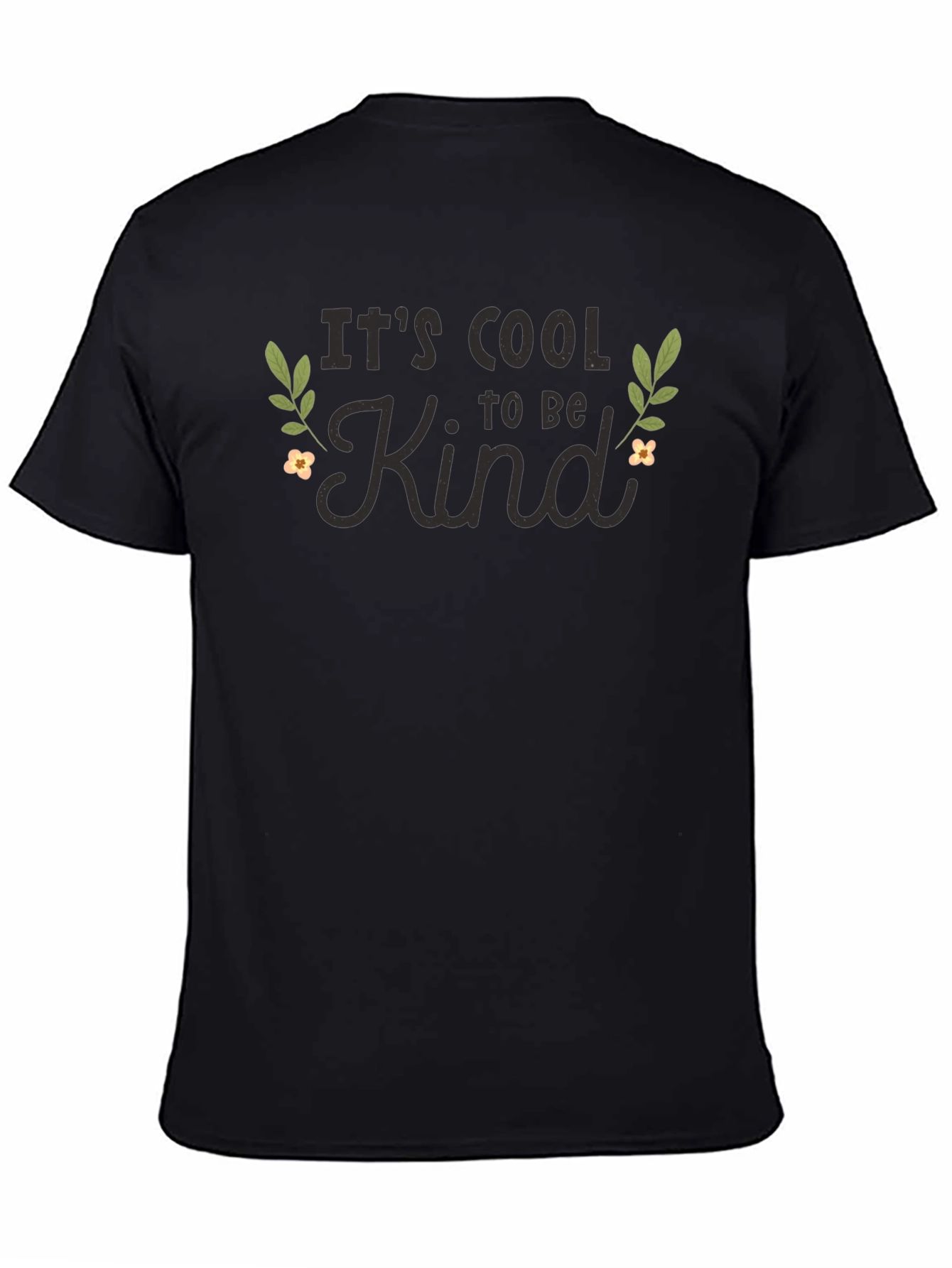 Its Cool to Be Kind Black Graphic Tee