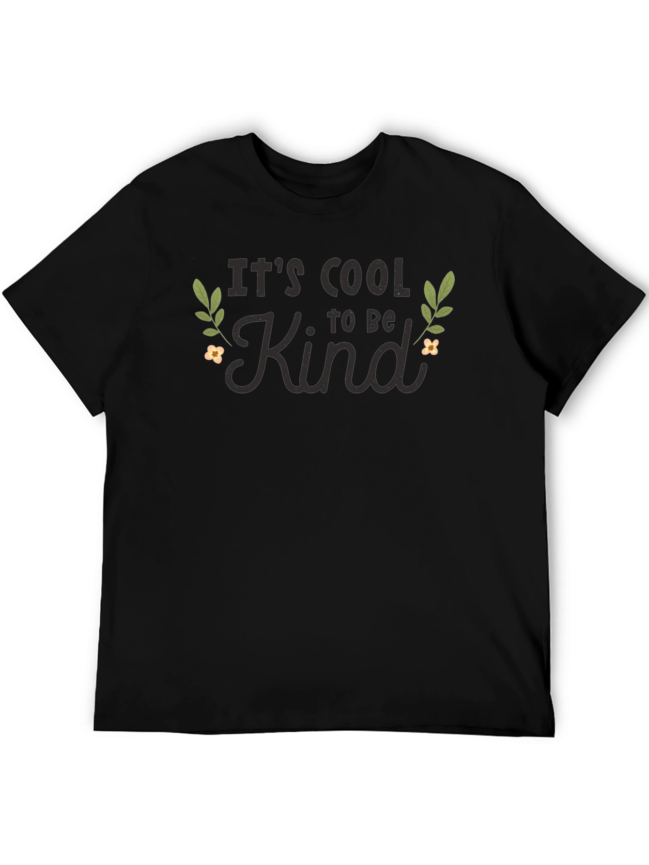 Its Cool to Be Kind Black Graphic Tee
