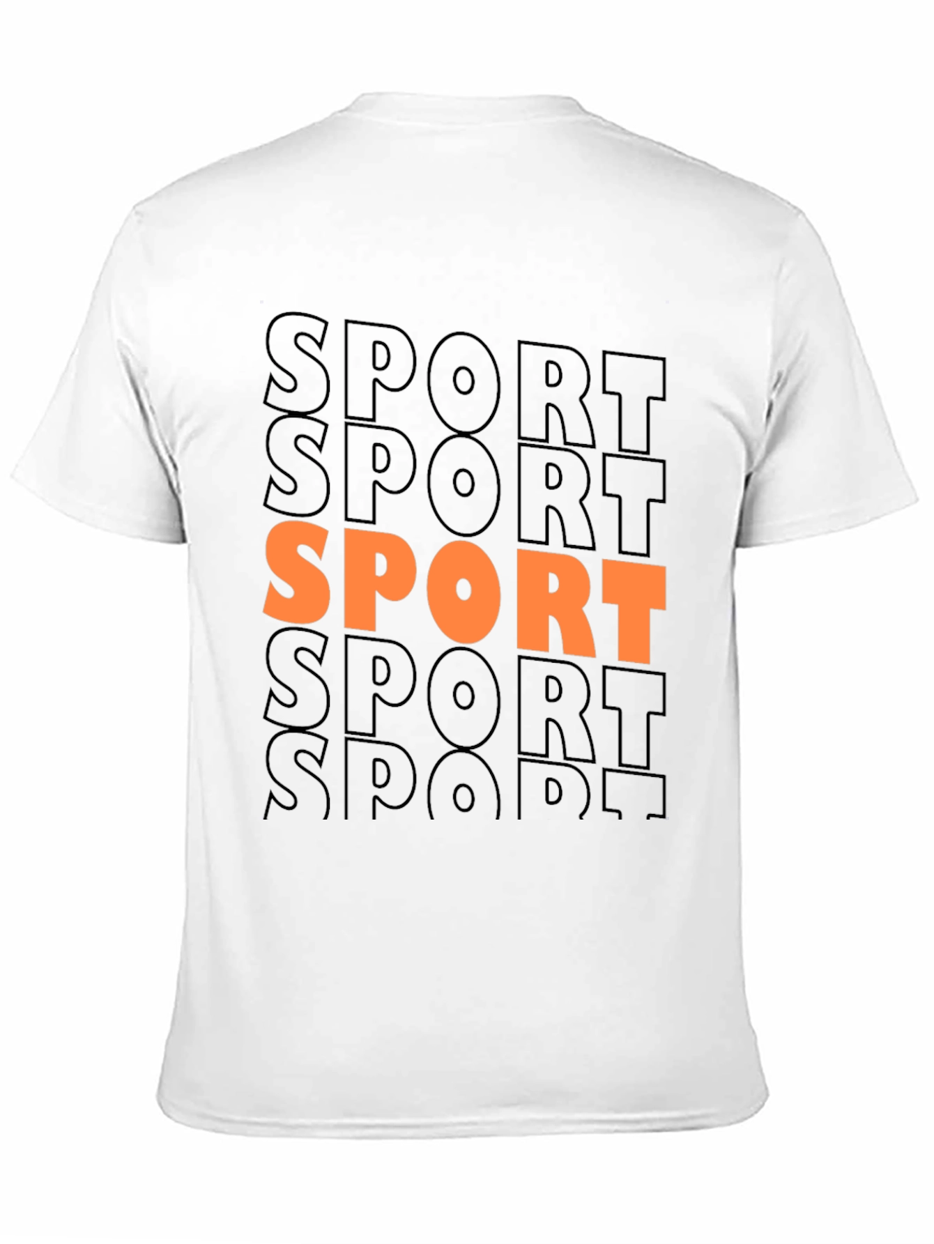 Sport Graphic Print Crew Neck T-Shirt