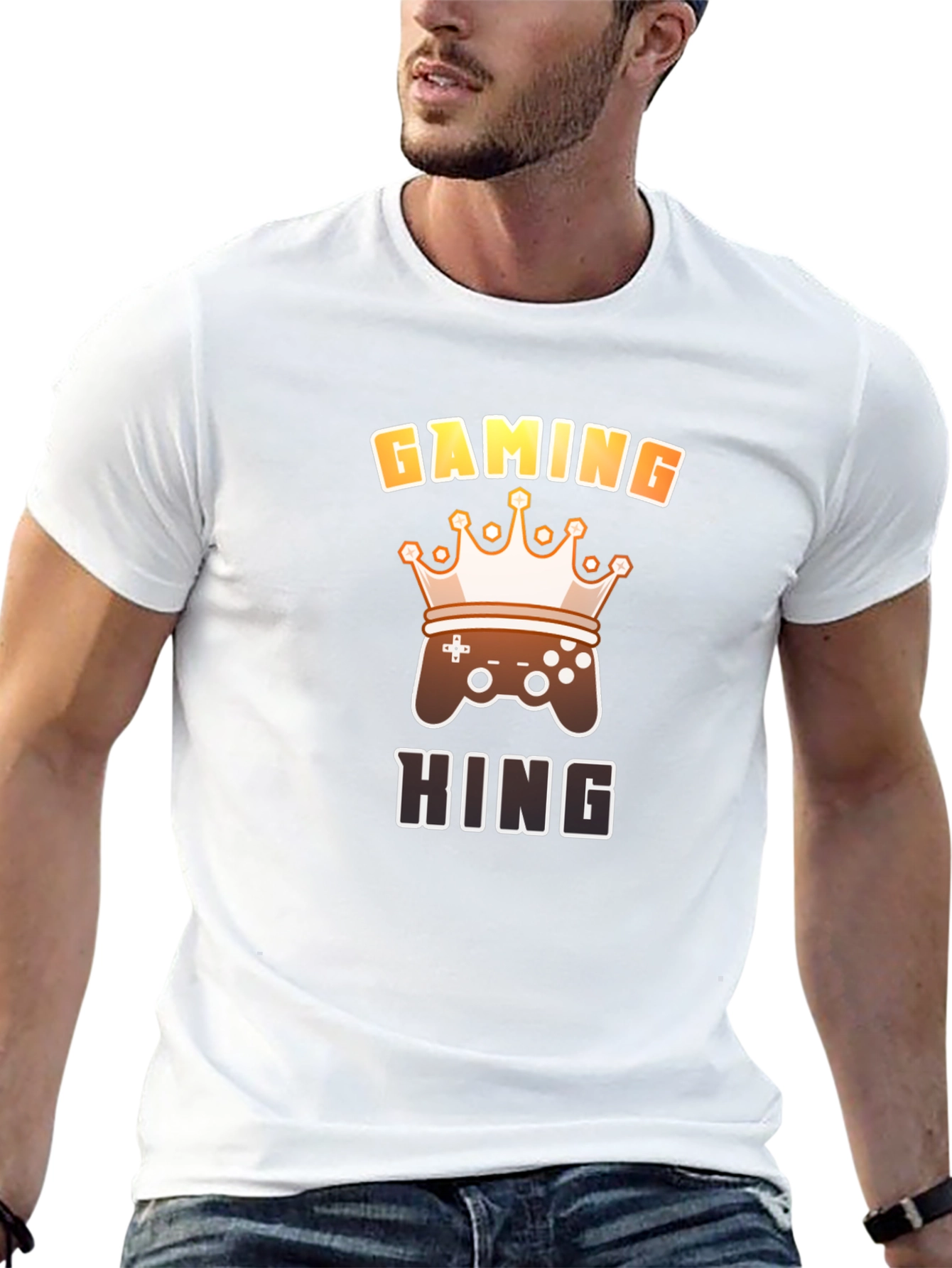Gaming King T-Shirt - Gamer Crown Tee