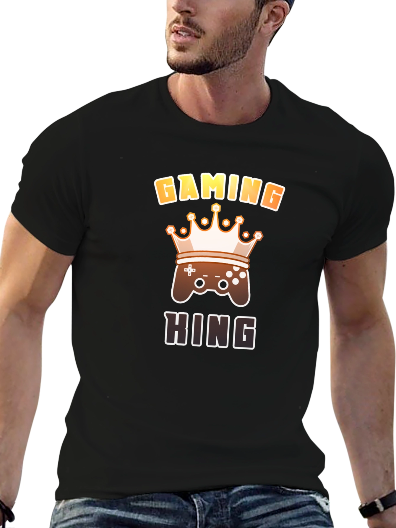 Gaming King T-Shirt - Gamer Crown Tee