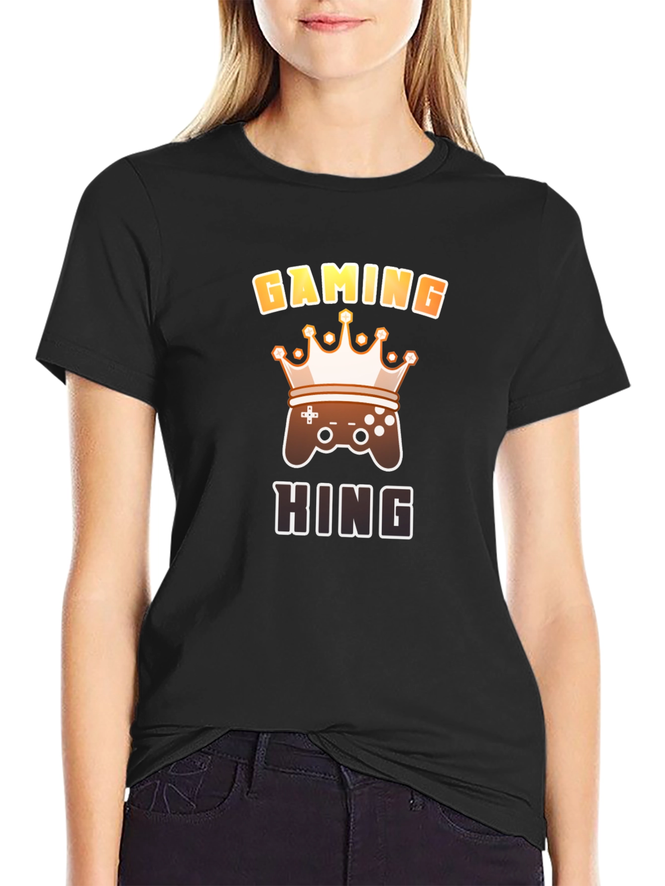 Gaming King T-Shirt - Gamer Crown Tee