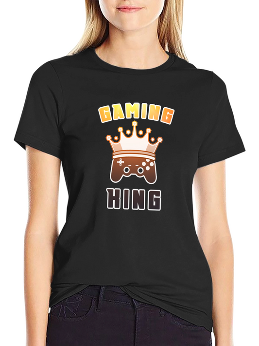 Gaming King T-Shirt - Gamer Crown Tee