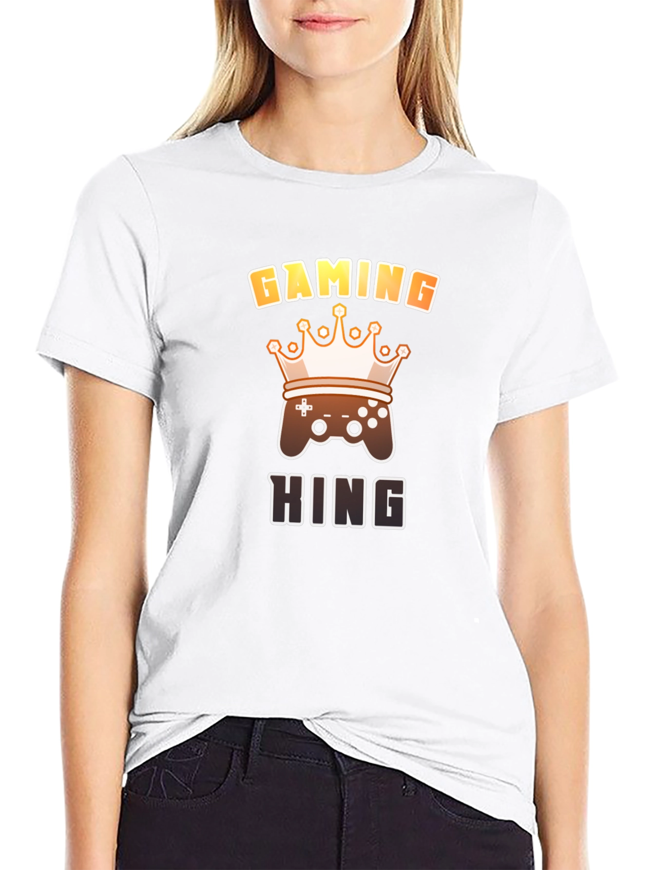 Gaming King T-Shirt - Gamer Crown Tee