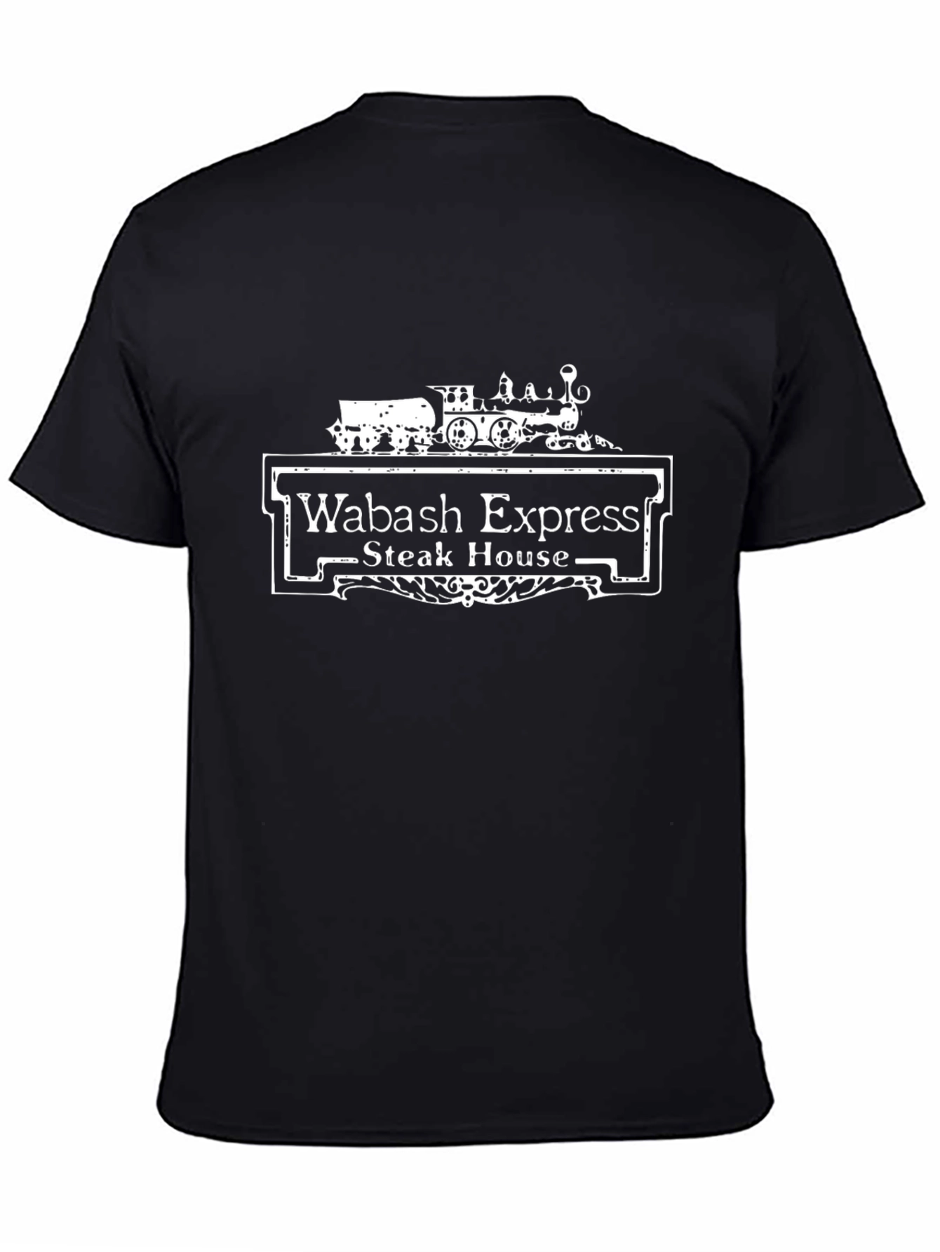 Wabash Express Steak House Graphic T-Shirt - Black