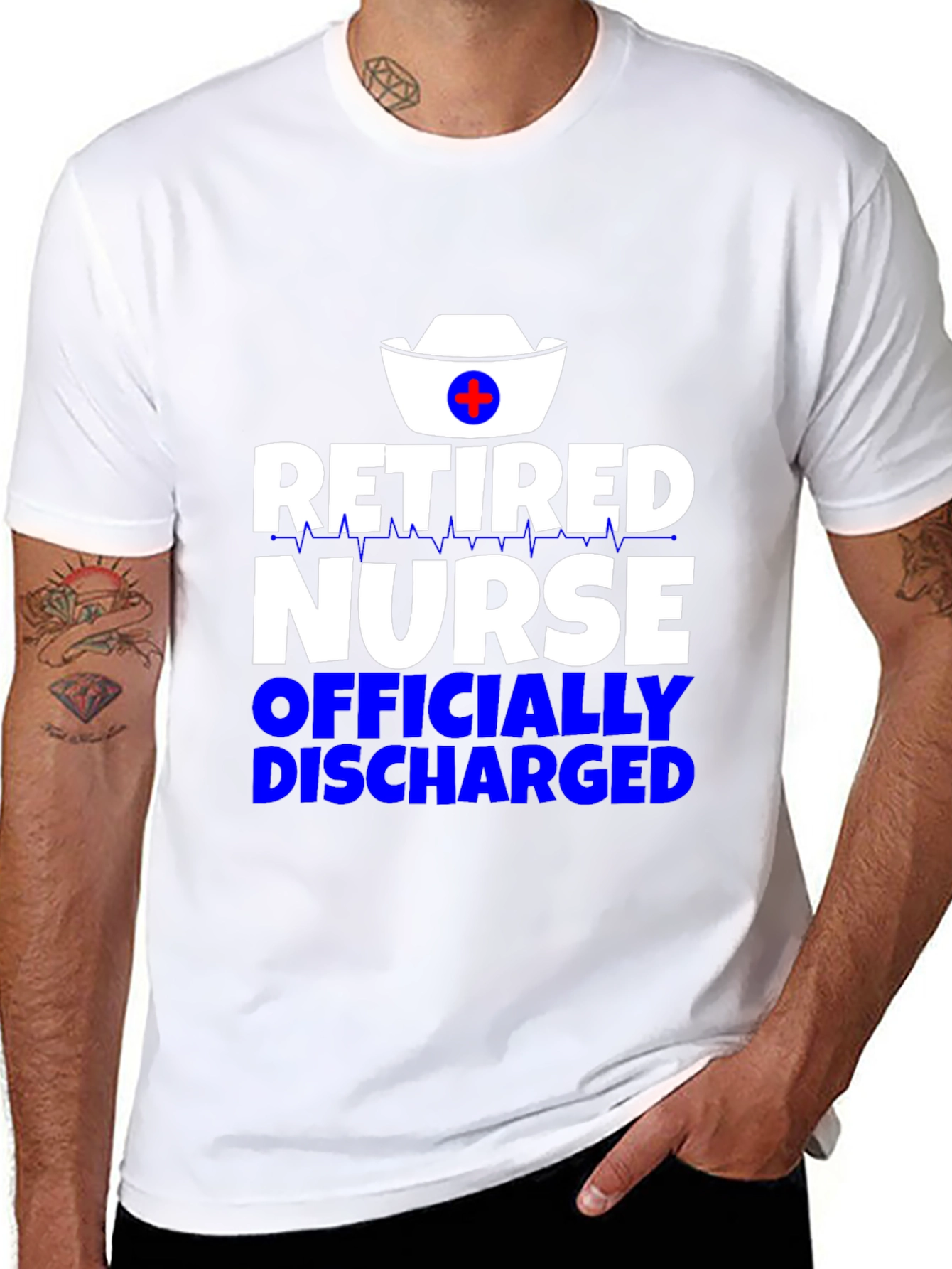 Retired Nurse T-Shirt - Officially Discharged!