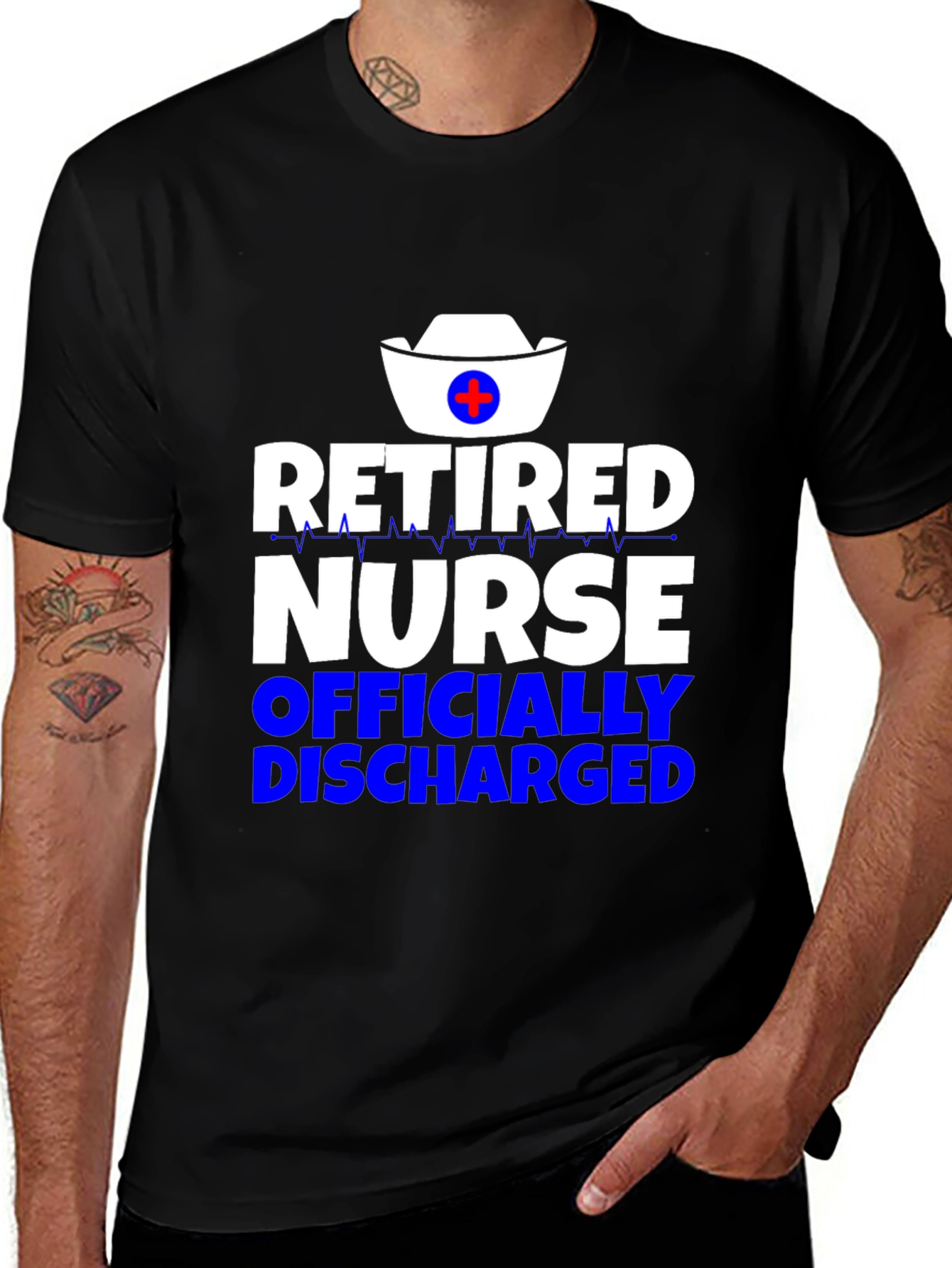Retired Nurse T-Shirt - Officially Discharged!