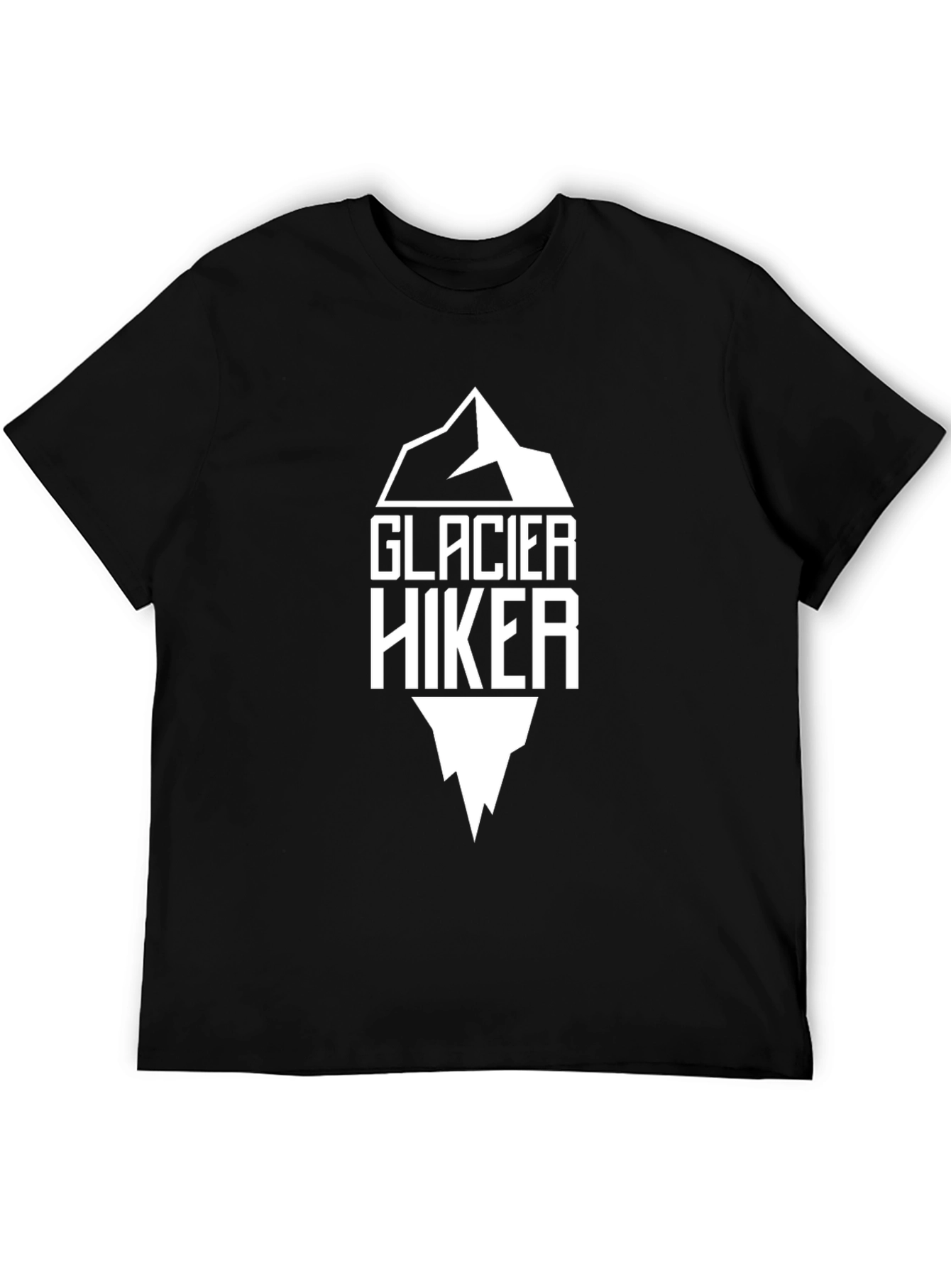Glacier Hiker Graphic Tee - Black