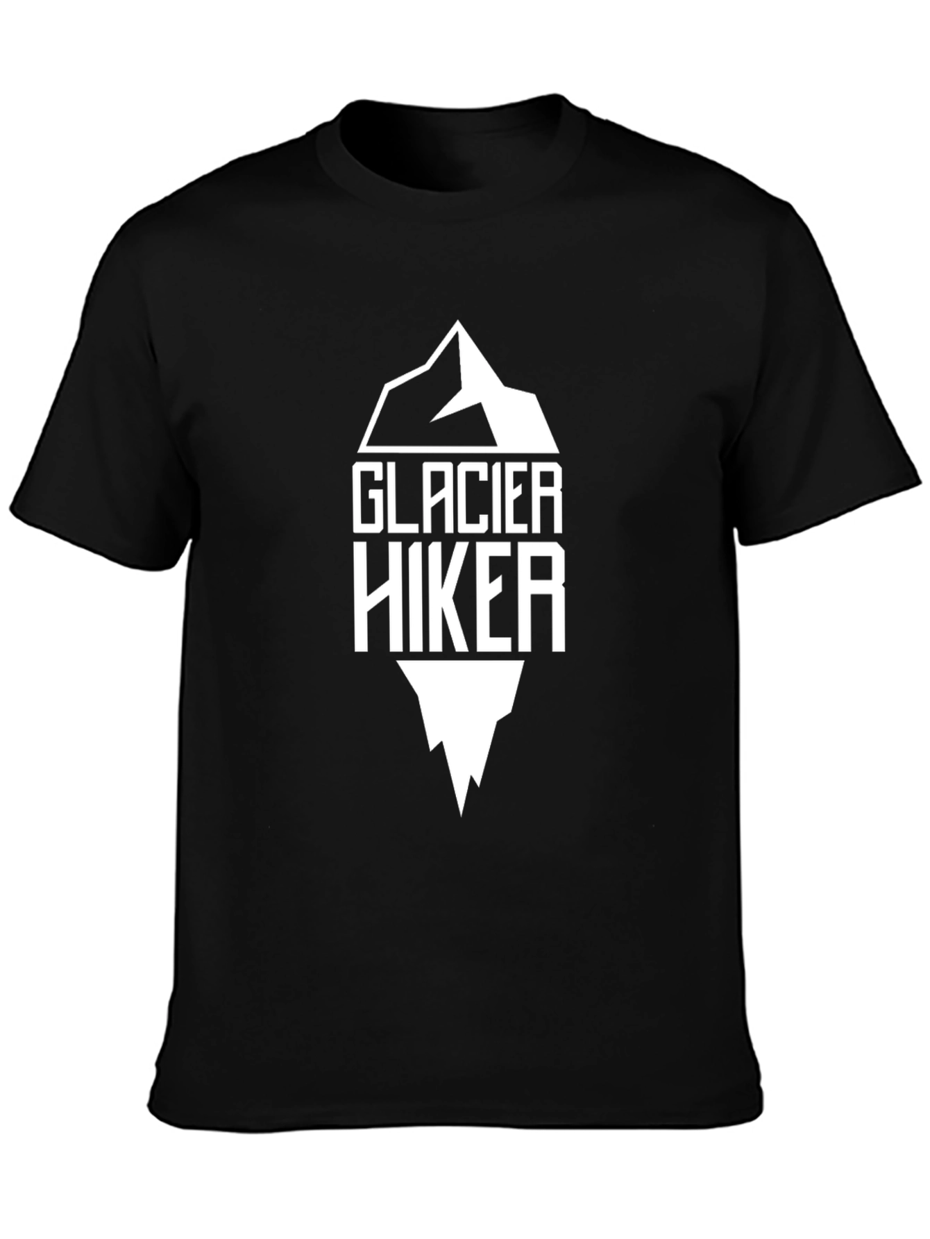 Glacier Hiker Graphic Tee - Black