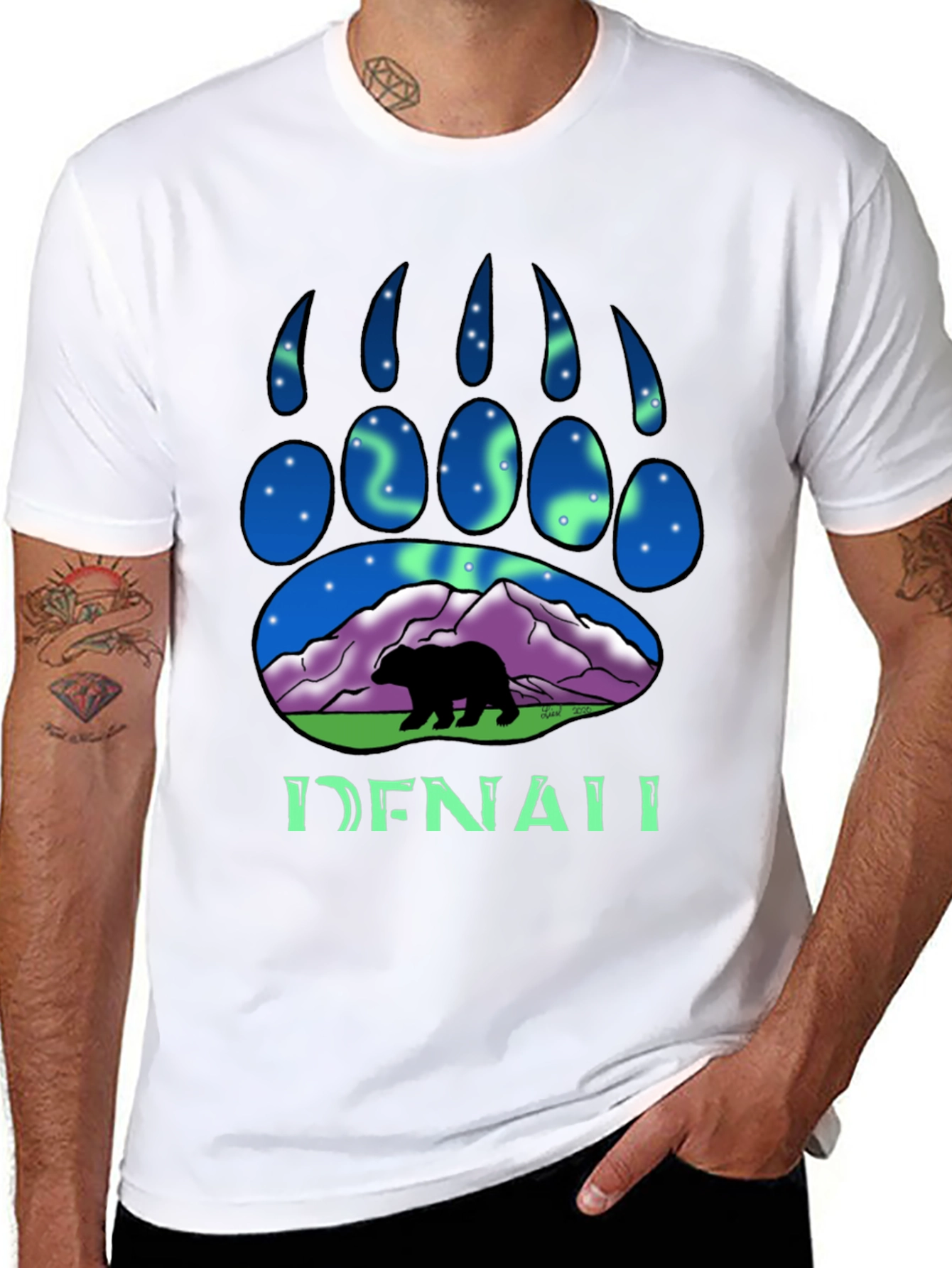 Denali Bear Paw T-Shirt