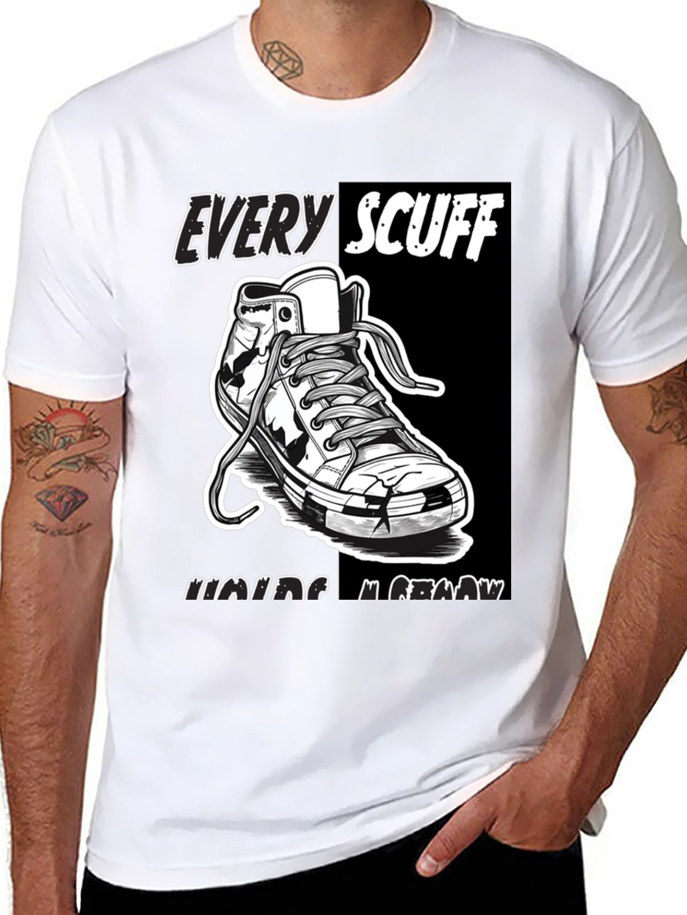 Graphic Tee: Every Scuff Making Me Grow
