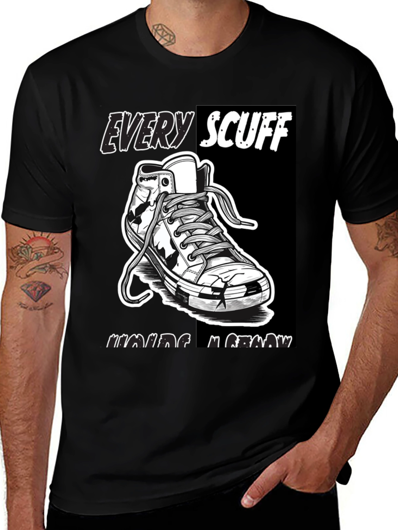Graphic Tee: Every Scuff Making Me Grow
