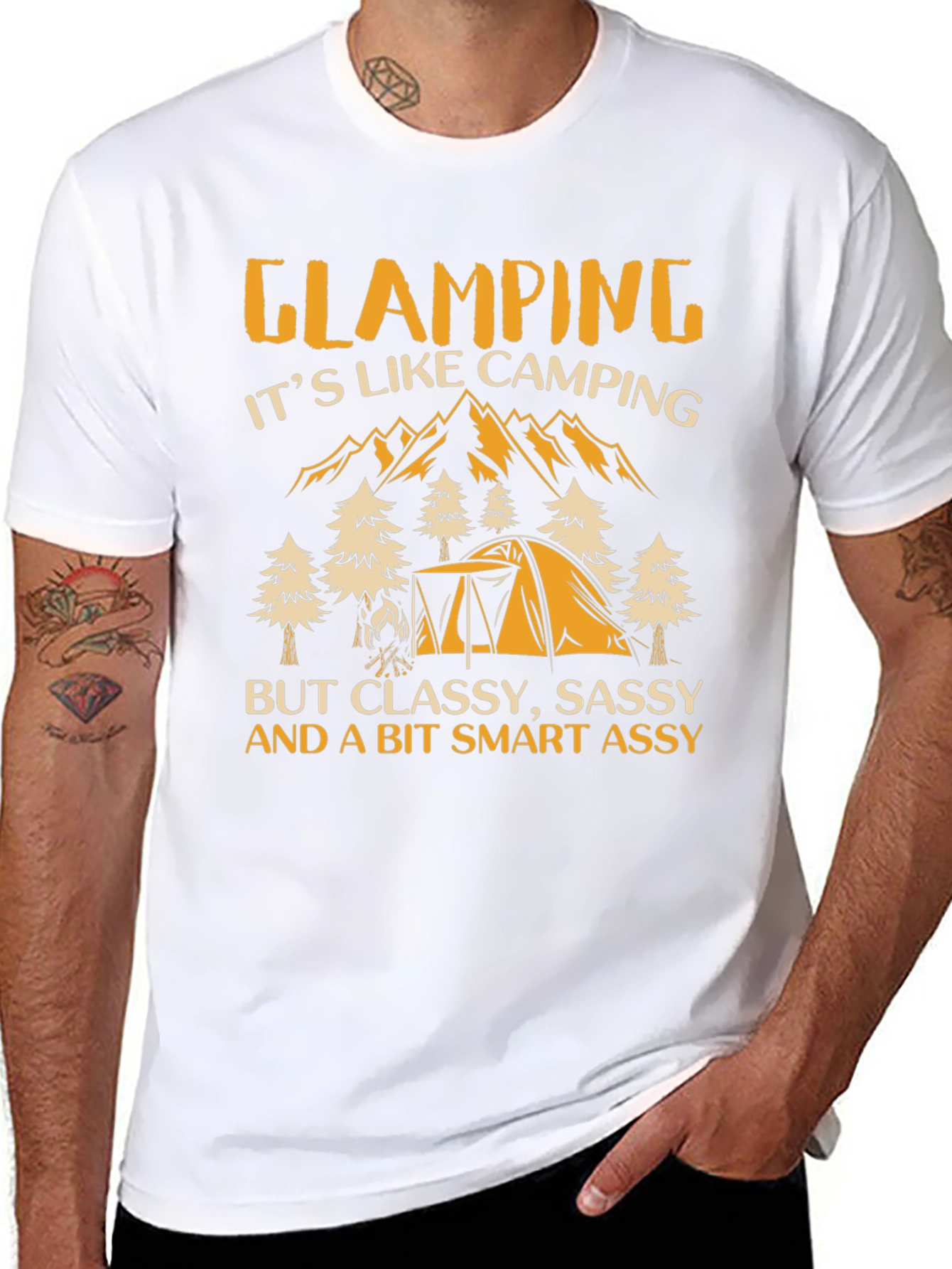 Glamping Sassy Camping T-Shirt