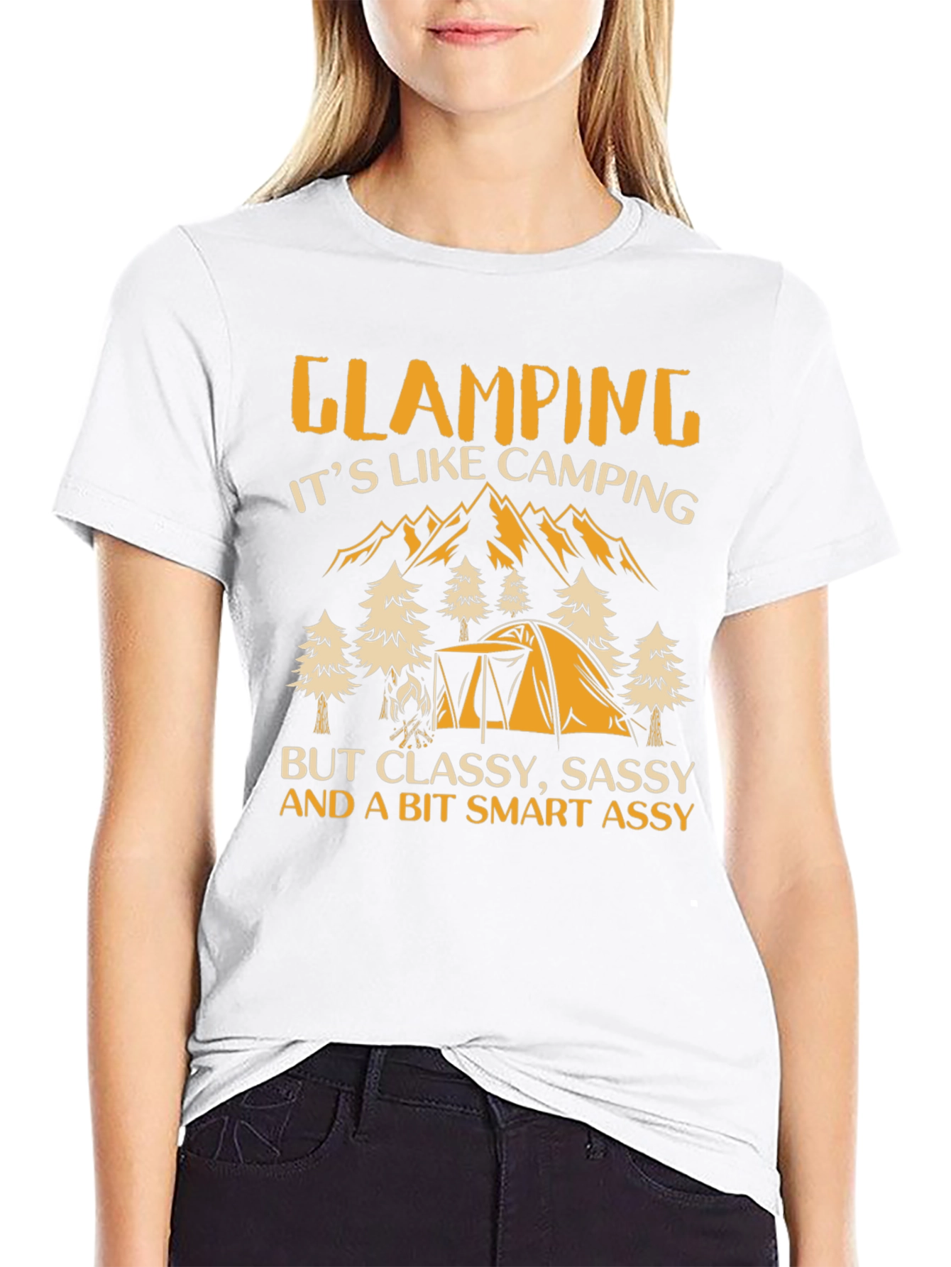 Glamping Sassy Camping T-Shirt