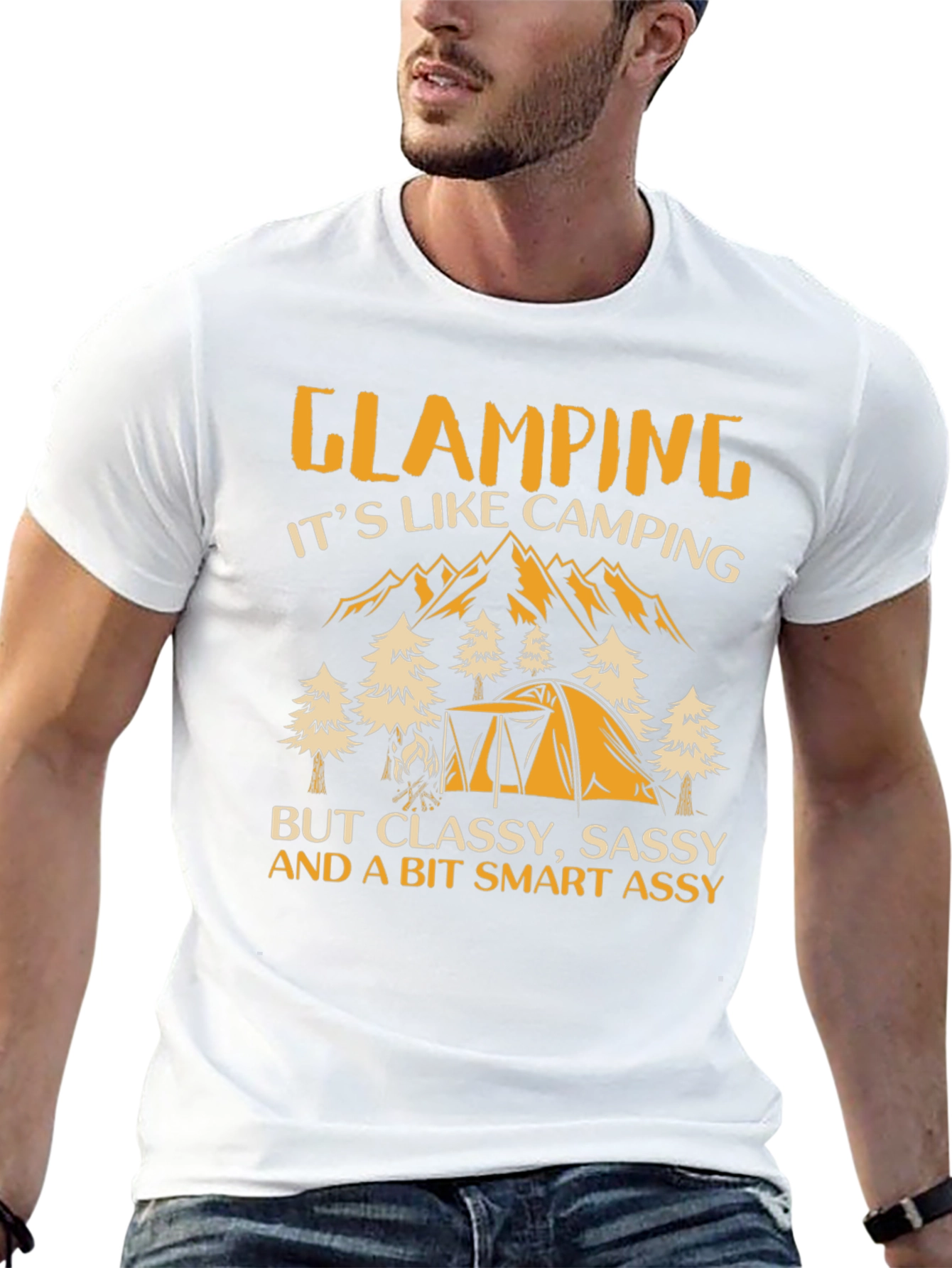 Glamping Sassy Camping T-Shirt