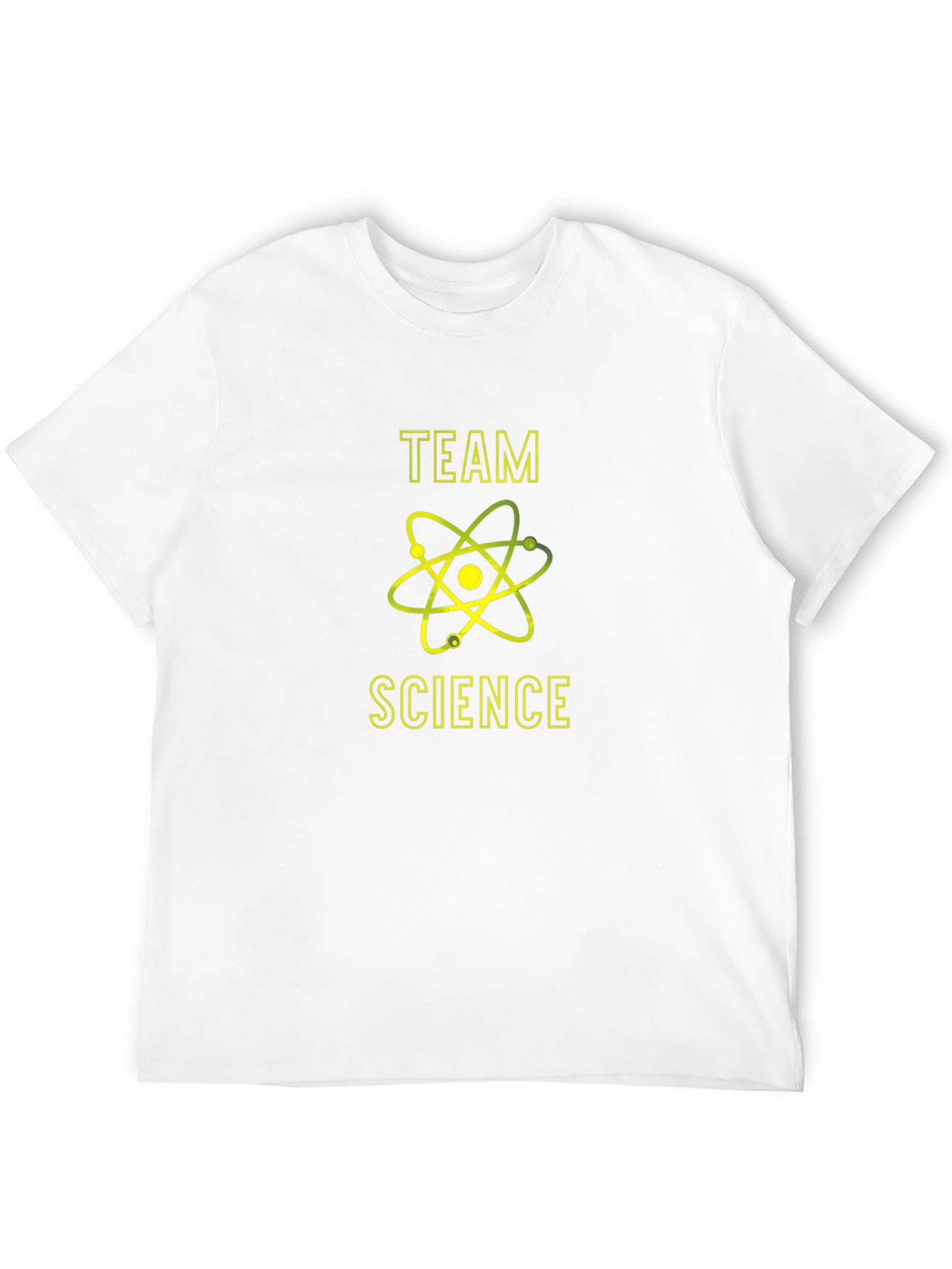 Team Science Graphic T-Shirt - Black Crew Neck Tee