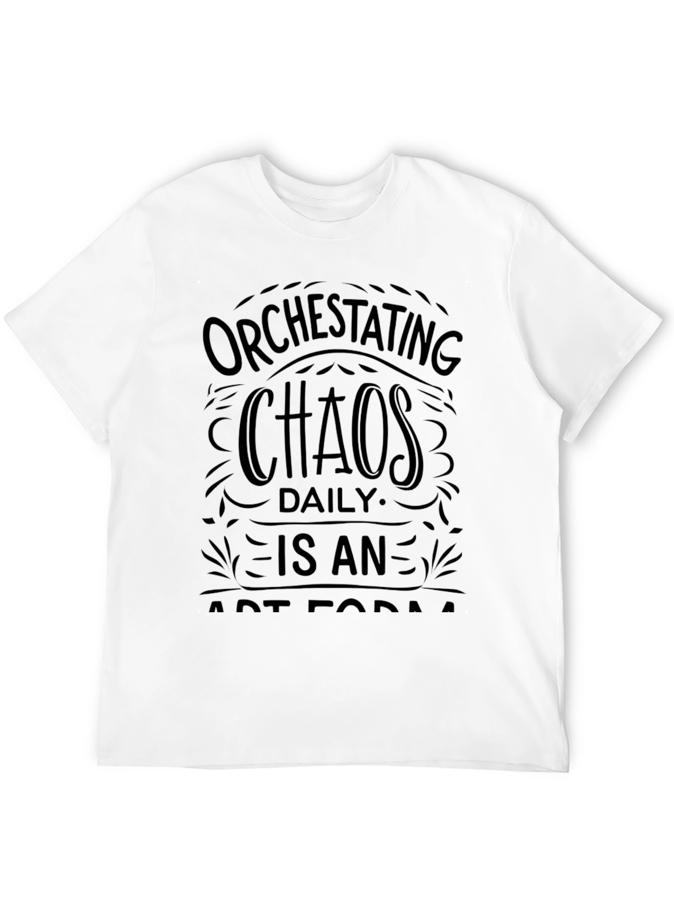 Orchestrating Chaos Daily T-Shirt - Black Graphic Tee