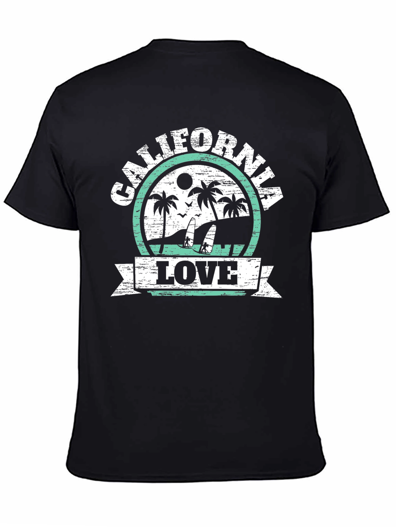 California Love Graphic Tee - Black T-Shirt