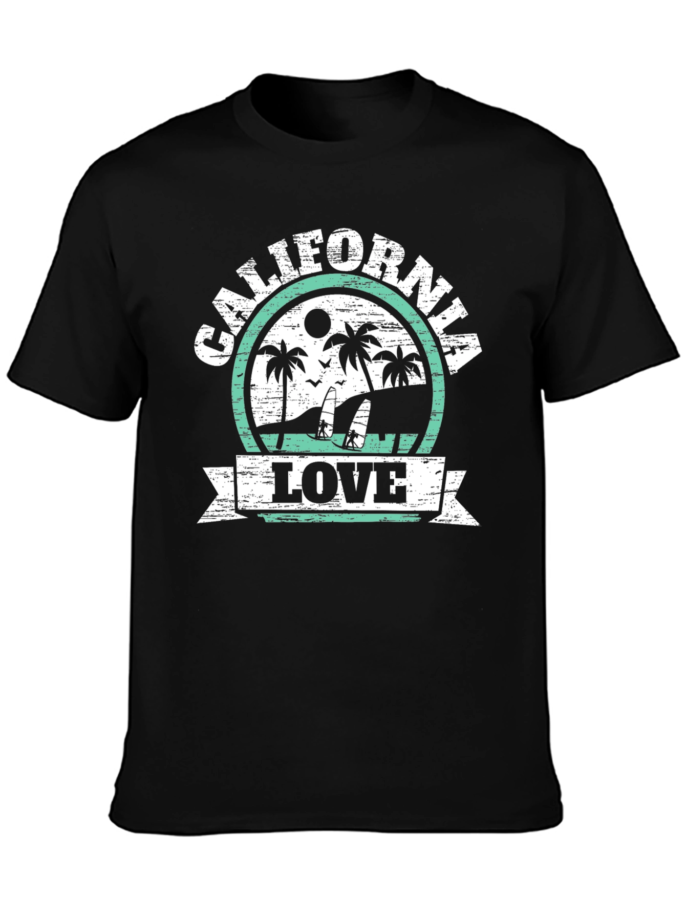 California Love Graphic Tee - Black T-Shirt