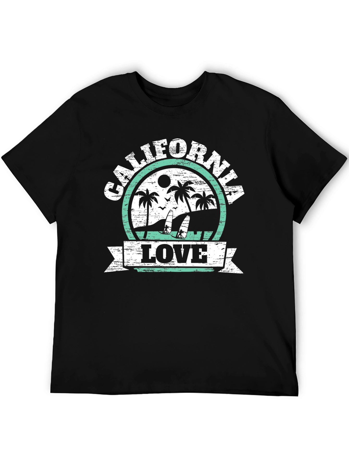 California Love Graphic Tee - Black T-Shirt