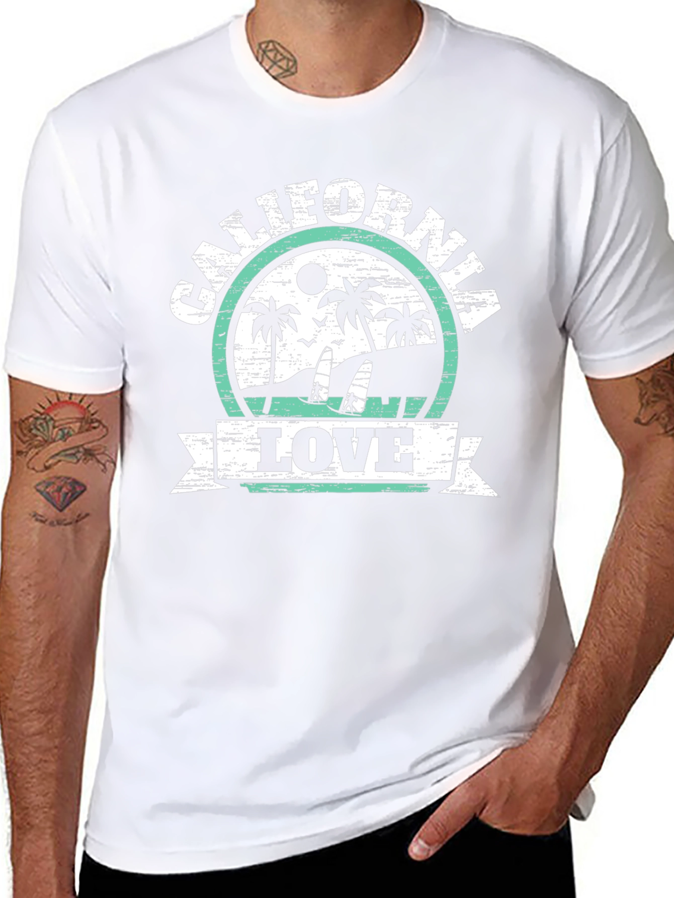 California Love Graphic Tee - Black T-Shirt