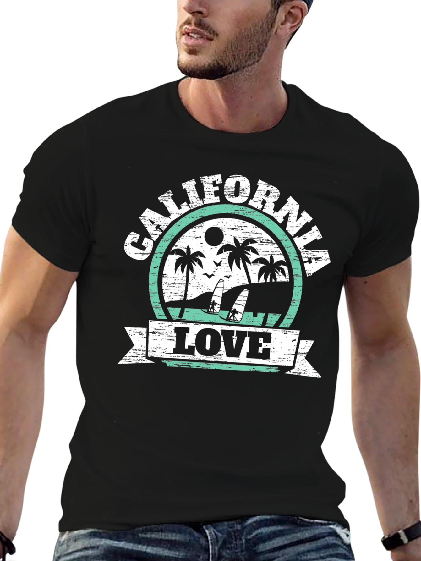 California Love Graphic Tee - Black T-Shirt